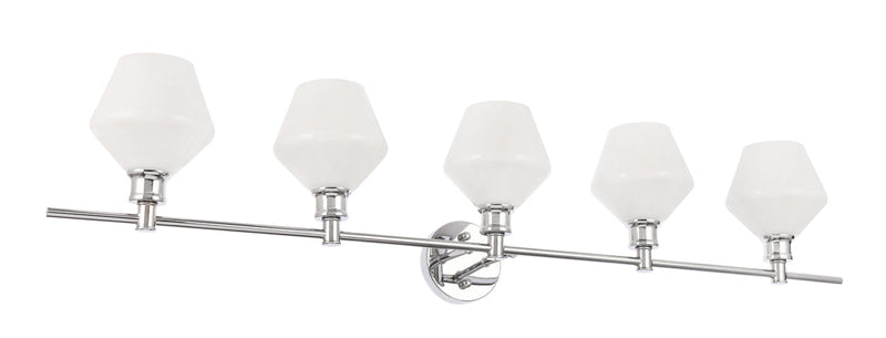 media image for Gene 5 Light Bath Sconces Living District Ld2324Bk 47 270