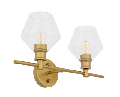 product image for Gene 2 Light Bath Sconces Living District Ld2312Bk 45 28