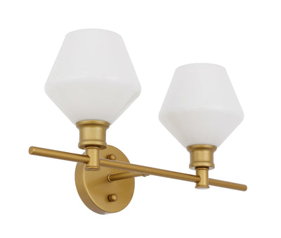 product image for Gene 2 Light Bath Sconces Living District Ld2312Bk 46 80