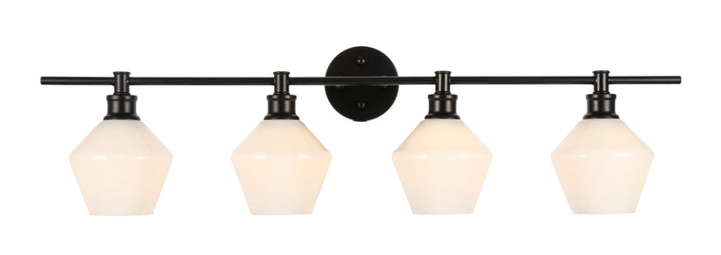 media image for Gene 4 Light Bath Sconces Living District Ld2320Bk 50 270