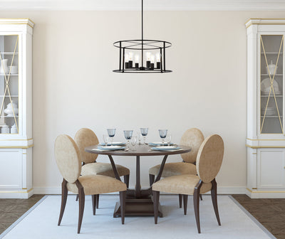 product image for Agnys 6 Light Pendant Living District Ld7058D26Bk 15 69