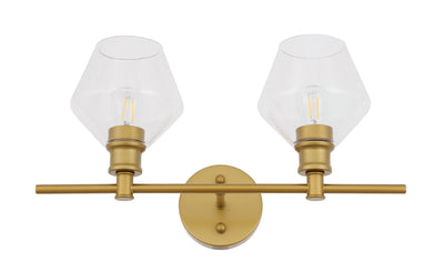 product image for Gene 2 Light Bath Sconces Living District Ld2312Bk 21 93