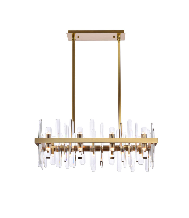 media image for Serena 16 Light Chandelier Elegant Lighting 2200G30Bk 3 287