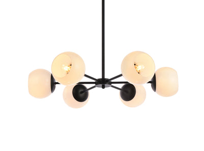 product image for Briggs 6 Light Pendant Living District Ld644D30Bk 15 62