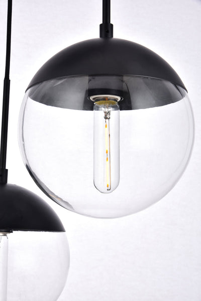 product image for Eclipse 3 Light Pendant Living District Ld6122Bk 27 77