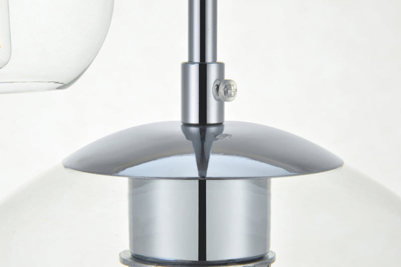 media image for Baxter 5 Light Pendant Living District Ld2226Bk 18 21