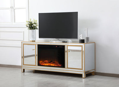 product image for Reflexion Tv Cabinet With Fireplace Elegant Decor Mf701G F1 3 49