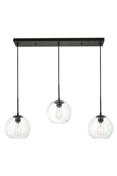 product image for Baxter 3 Light Pendant Living District Ld2208Bk 12 42