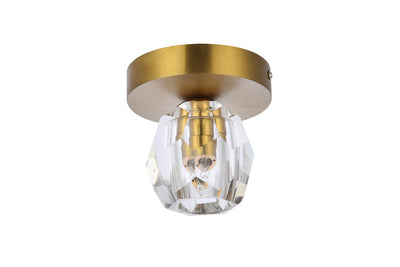 product image for Eren Flush Mount Elegant Lighting 3505F5Bk 6 90