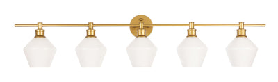 product image for Gene 5 Light Bath Sconces Living District Ld2324Bk 57 36