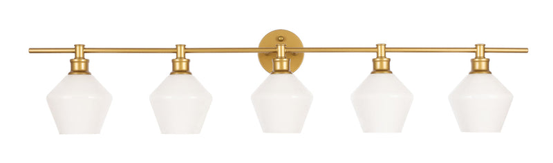 media image for Gene 5 Light Bath Sconces Living District Ld2324Bk 57 20