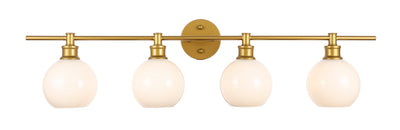 product image for Collier 4 Light Bath Sconces Living District Ld2322Bk 52 50