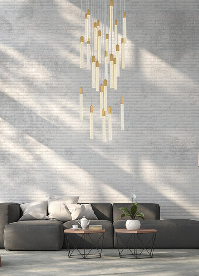 product image for Weston 25 Light Pendant Elegant Lighting 2066G36Bk 48 8