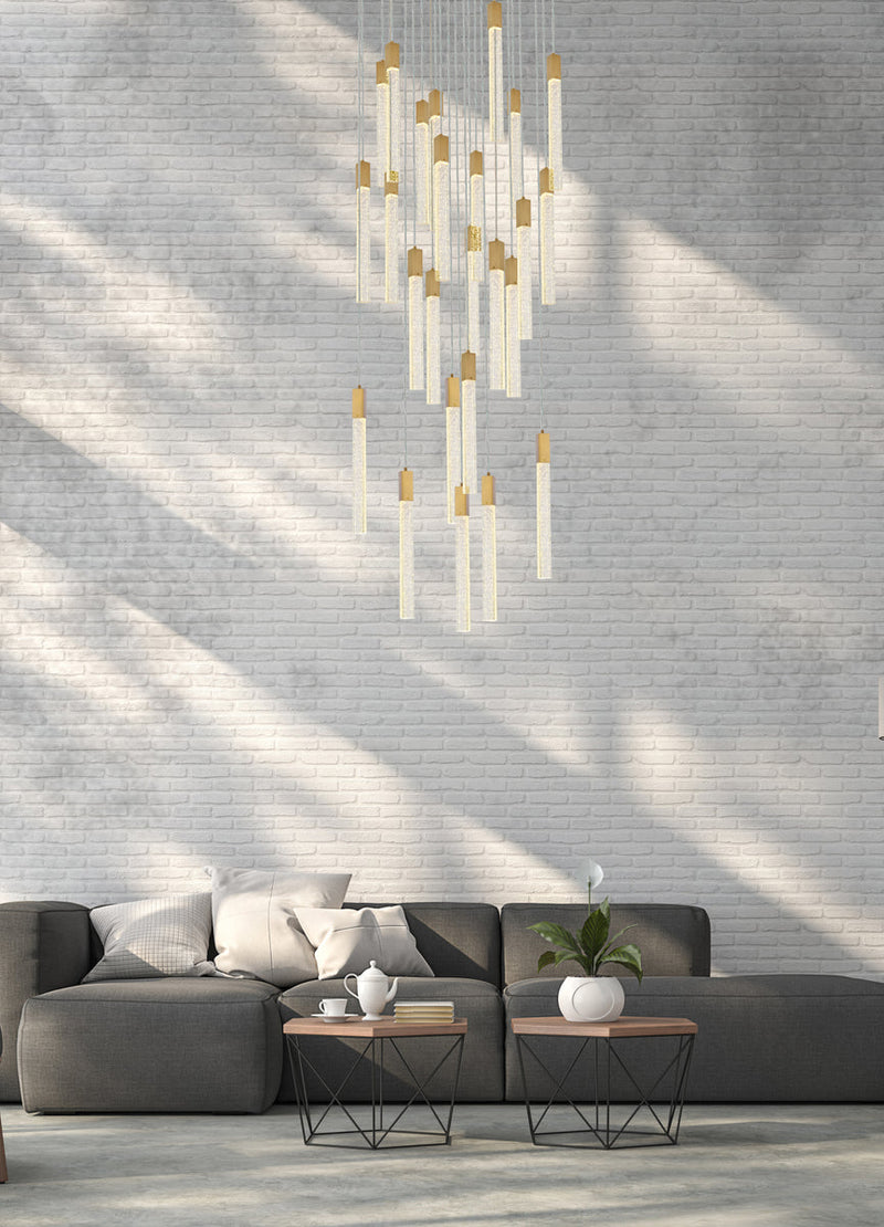 media image for Weston 25 Light Pendant Elegant Lighting 2066G36Bk 48 23