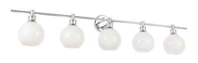 product image for Collier 5 Light Bath Sconces Living District Ld2326Bk 67 54