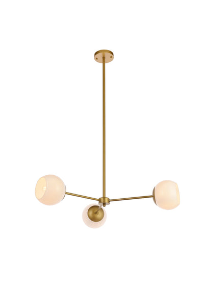 product image for Briggs 3 Light Pendant Living District Ld646D32Bk 6 4