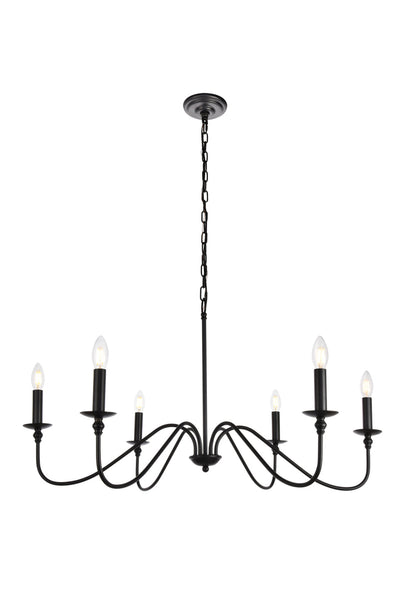 product image of Rohan 6 Light Chandelier Living District Ld5006D36Mb 1 566