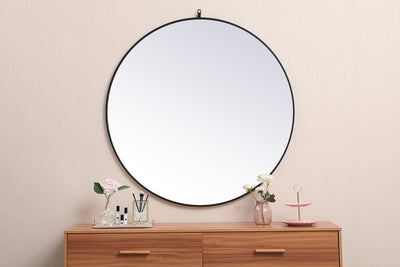 product image for Rowan Vanity Mirror Elegant Decor Mr4718Bk 61 52