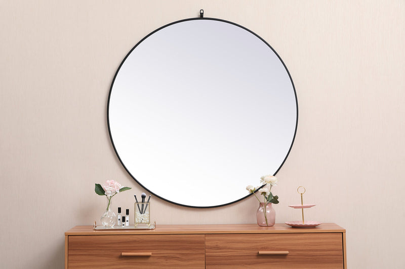 media image for Rowan Vanity Mirror Elegant Decor Mr4718Bk 61 20