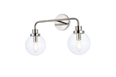 product image for Hanson 2 Light Bath Sconces Living District Ld7032W19Bk 16 74