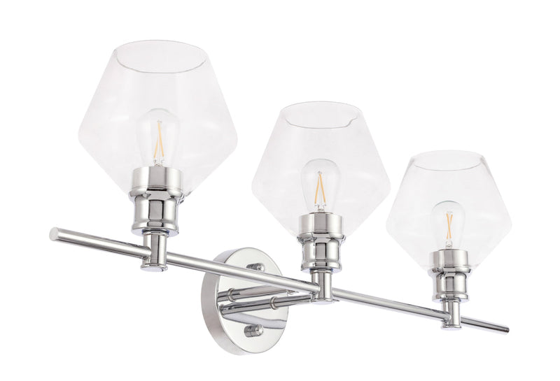 media image for Gene 3 Light Bath Sconces Living District Ld2316Bk 47 252