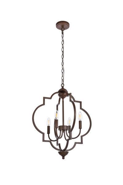 product image for Sandara 4 Light Pendant Living District Ld7064D16Bk 36 53