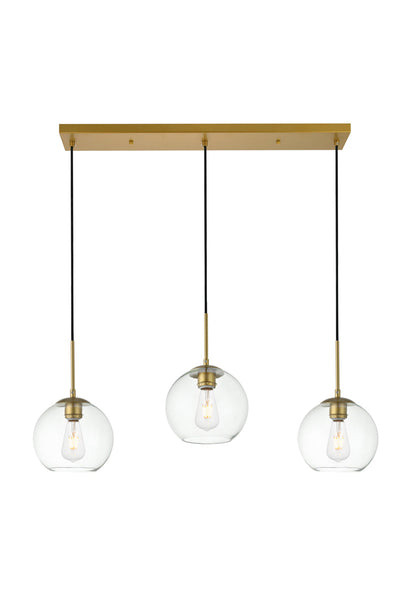 product image for Baxter 3 Light Pendant Living District Ld2208Bk 14 87