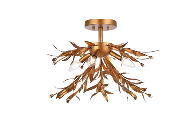 product image for Priscilla 4 Light Flush Mount Living District Ld810F19Bk 2 46