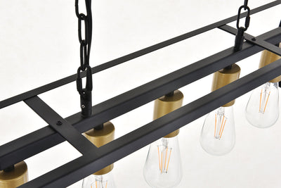 product image for Resolute 5 Light Pendant Living District Ld4061D38Bk 21 61