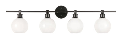 product image for Collier 4 Light Bath Sconces Living District Ld2322Bk 56 87