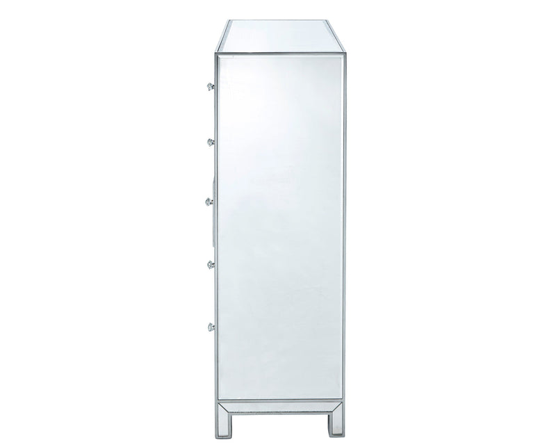 media image for Reflexion Cabinet Tall 5 Drawer Elegant Furniture Lighting Mf72026 3 217