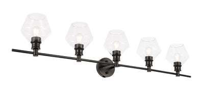 product image for Gene 5 Light Bath Sconces Living District Ld2324Bk 25 50