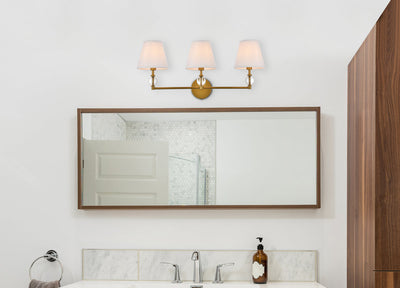 product image for Bethany 3 Light Bath Sconces Living District Ld7023W24Bk 17 51