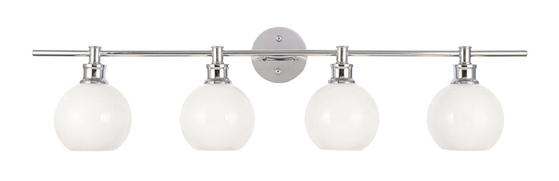 media image for Collier 4 Light Bath Sconces Living District Ld2322Bk 60 257