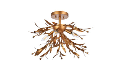 product image for Priscilla 4 Light Flush Mount Living District Ld810F19Bk 32 75