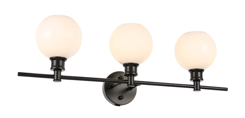 media image for Collier 3 Light Bath Sconces Living District Ld2318Bk 14 254