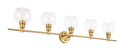 product image for Collier 5 Light Bath Sconces Living District Ld2326Bk 28 68