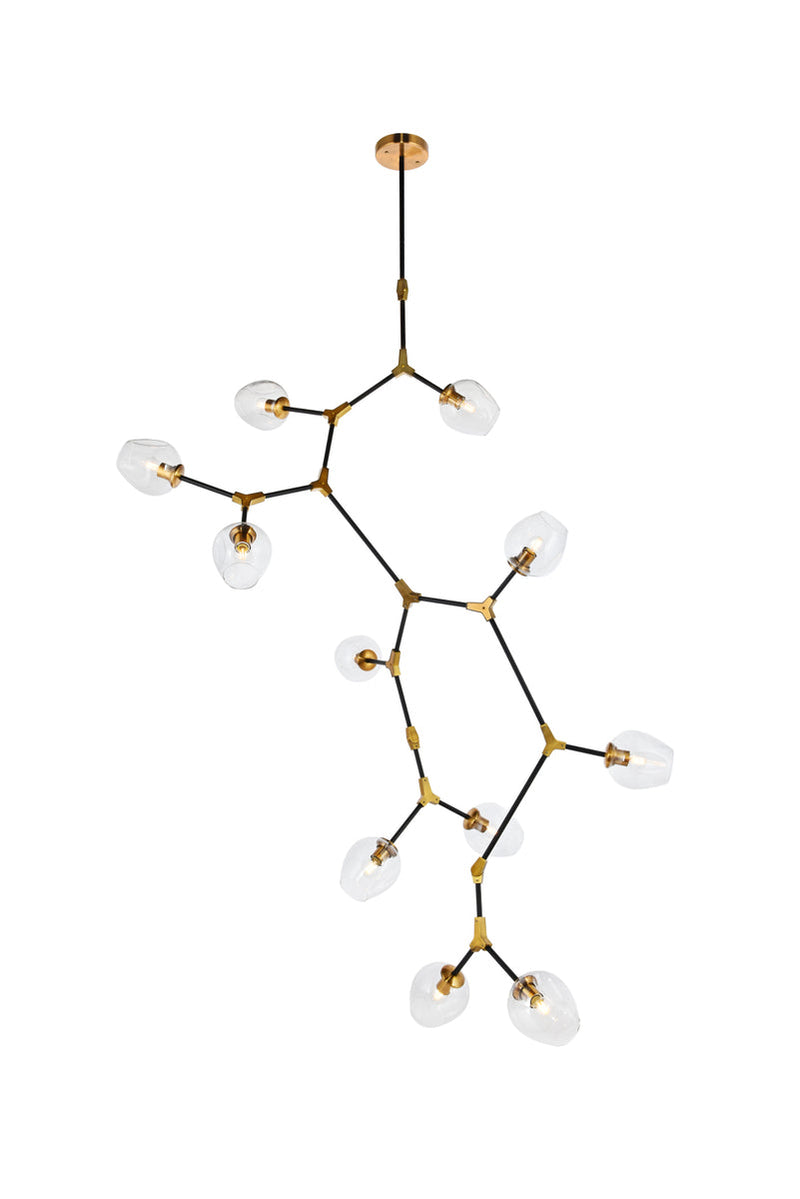 media image for Cavoli 11 Light Pendant Urban Classic 1712G73Lab 2 292