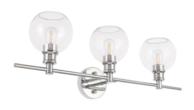 product image for Collier 3 Light Bath Sconces Living District Ld2318Bk 35 35