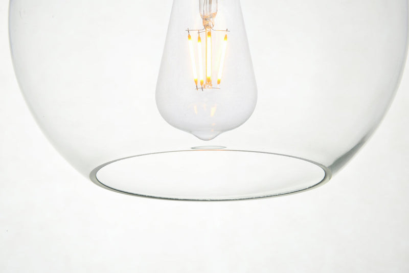 media image for Baxter 5 Light Pendant Living District Ld2226Bk 22 268