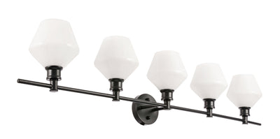 product image for Gene 5 Light Bath Sconces Living District Ld2324Bk 43 86