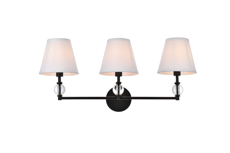 media image for Bethany 3 Light Bath Sconces Living District Ld7023W24Bk 1 241