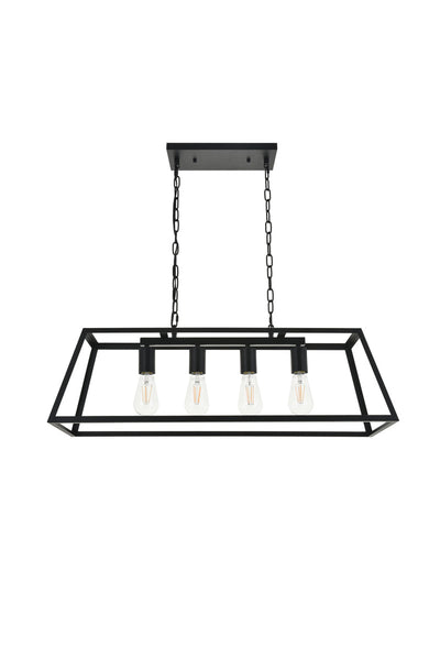 product image for Resolute 4 Light Pendant Living District Ld4061D32Bk 10 38