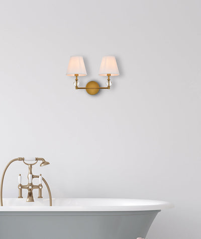 product image for Bethany 2 Light Bath Sconces Living District Ld7022W15Bk 17 98