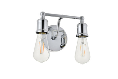 product image for Serif 2 Light Bath Sconces Living District Ld4028W9Bk 12 44