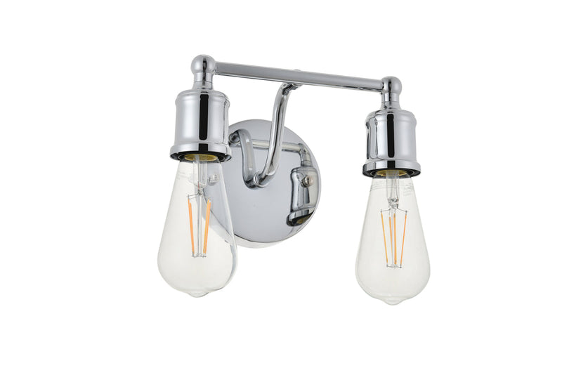 media image for Serif 2 Light Bath Sconces Living District Ld4028W9Bk 12 261