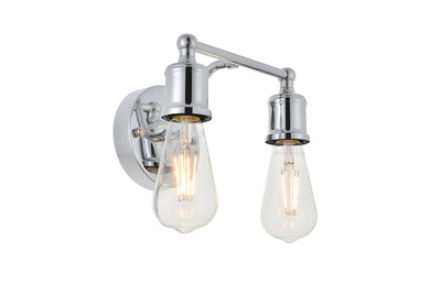 product image for Serif 2 Light Bath Sconces Living District Ld4028W9Bk 15 6