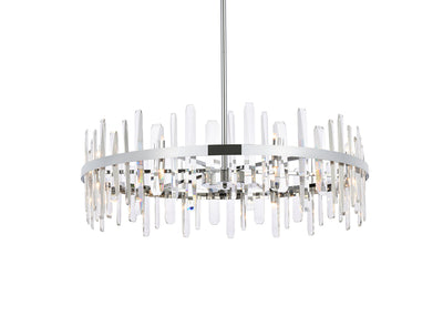 product image for Serena 16 Light Chandelier Elegant Lighting 2200G30Bk 17 54