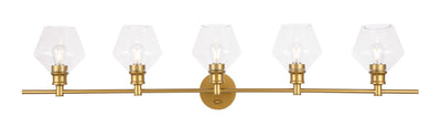 product image for Gene 5 Light Bath Sconces Living District Ld2324Bk 3 74