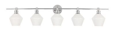 product image for Gene 5 Light Bath Sconces Living District Ld2324Bk 59 68